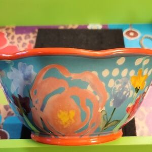 The Pioneer Woman Vibrant Floral Ceramic Bowl